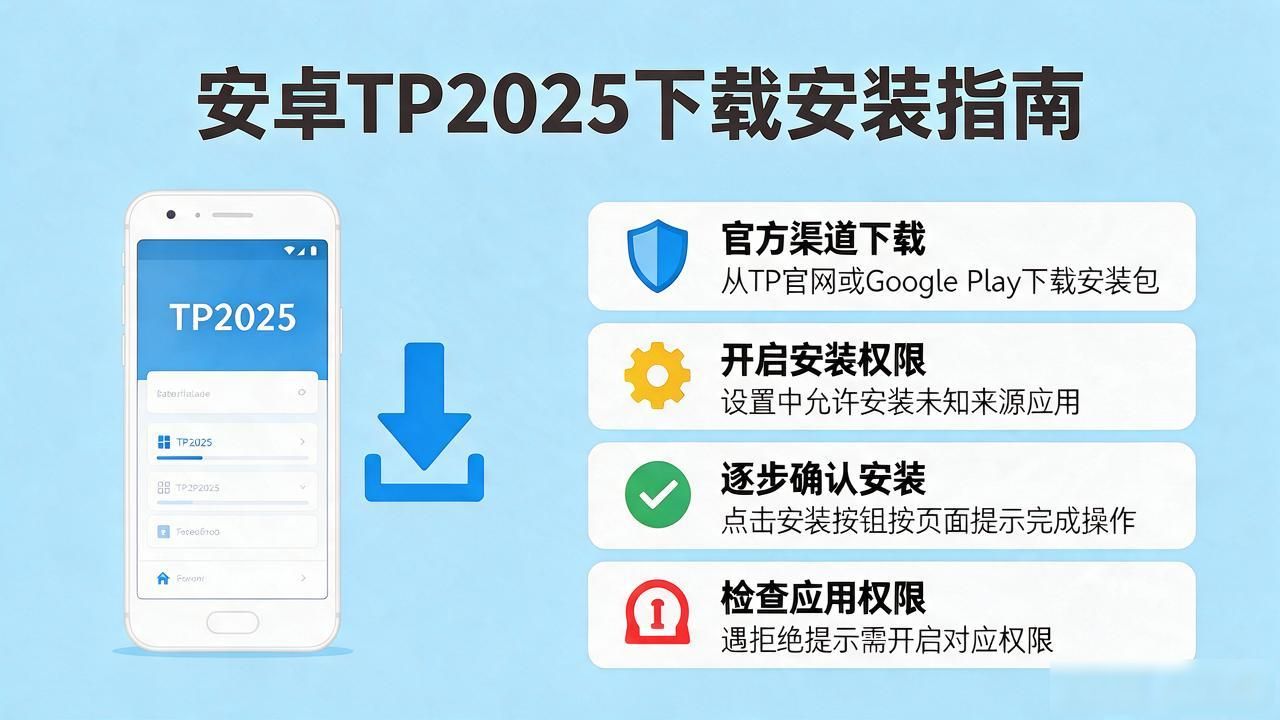 安卓TP2025新版本怎么下？详细安装步骤都在这