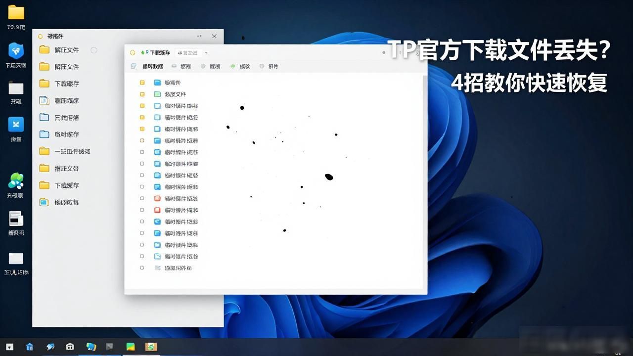 TP官方下载文件丢失？4招教你快速恢复