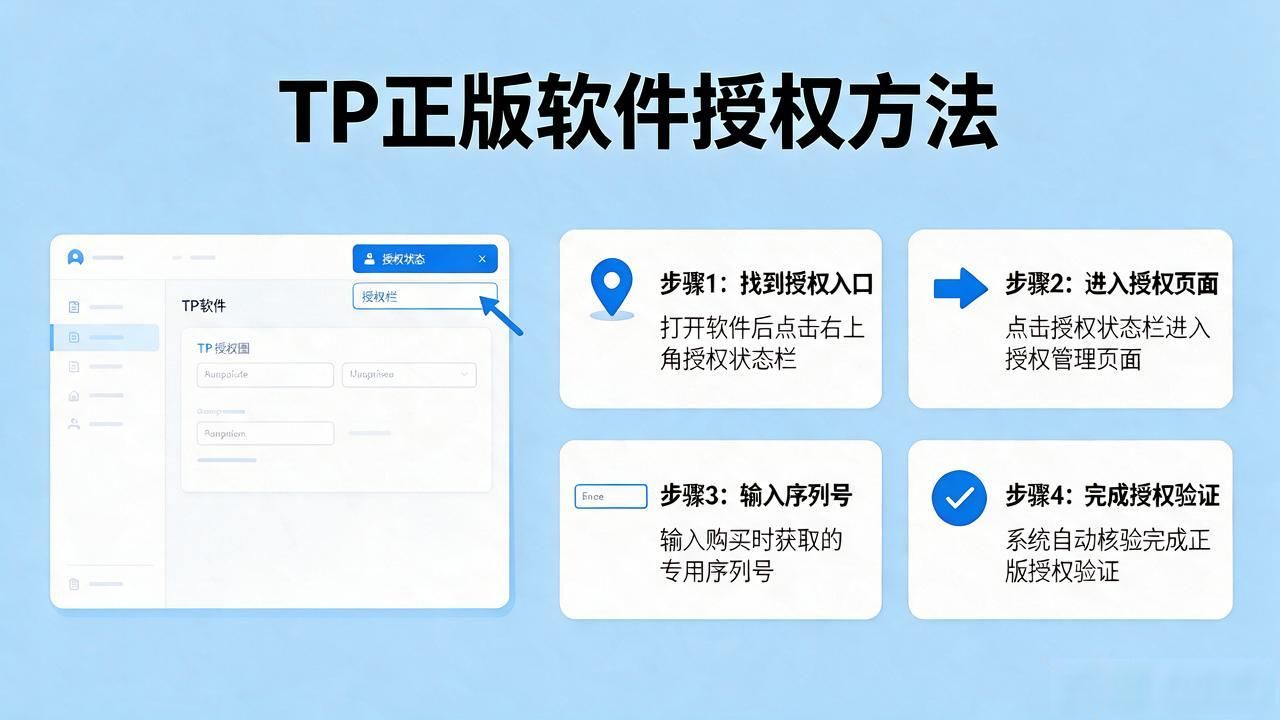 TP正版软件下载查询授权方法全攻略