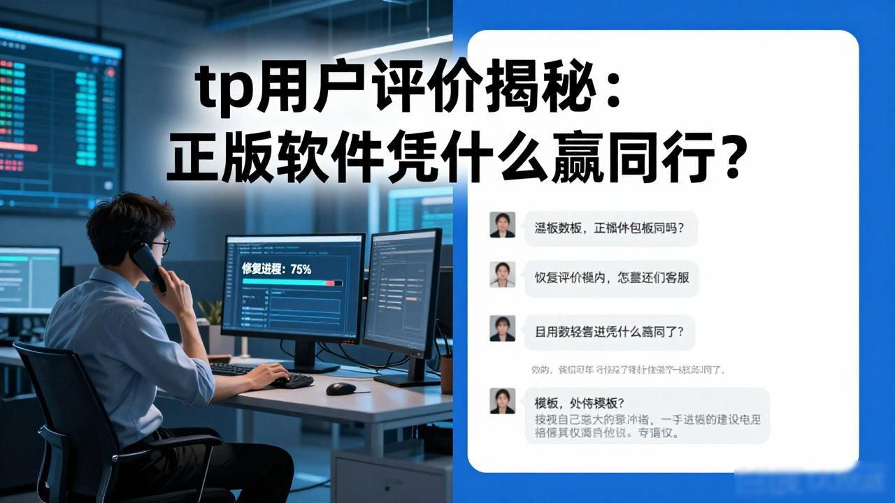 tp用户评价揭秘：正版软件凭什么赢同行？