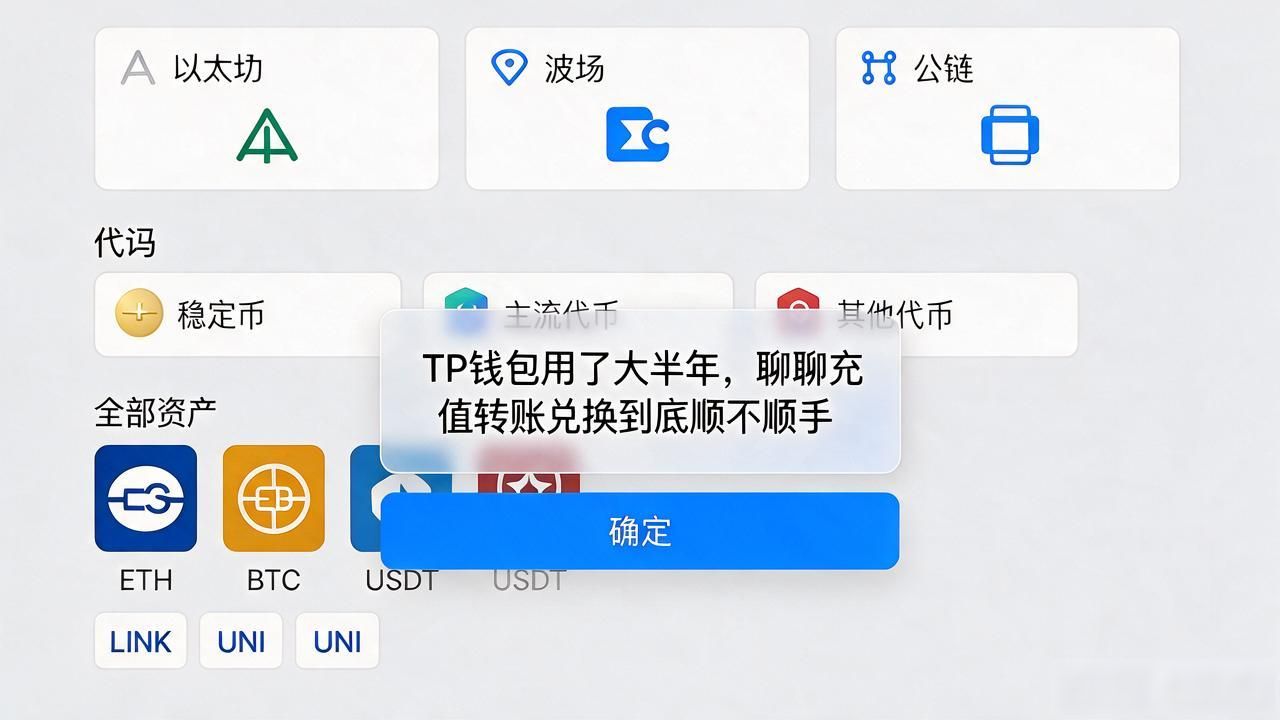 TP钱包用了大半年，聊聊充值转账兑换到底顺不顺手