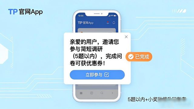 TP官网下载正版app后怎么做客户调研