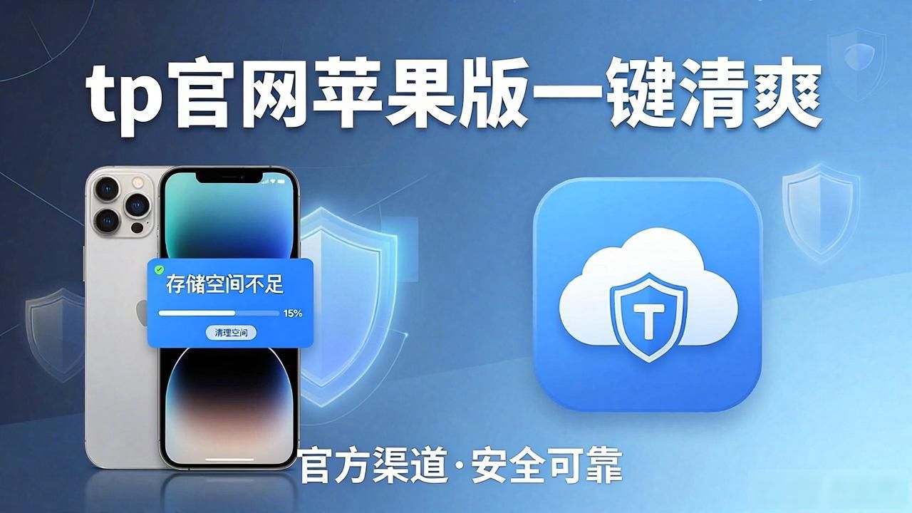 iPhone存储空间告急？tp官网苹果版一键清爽