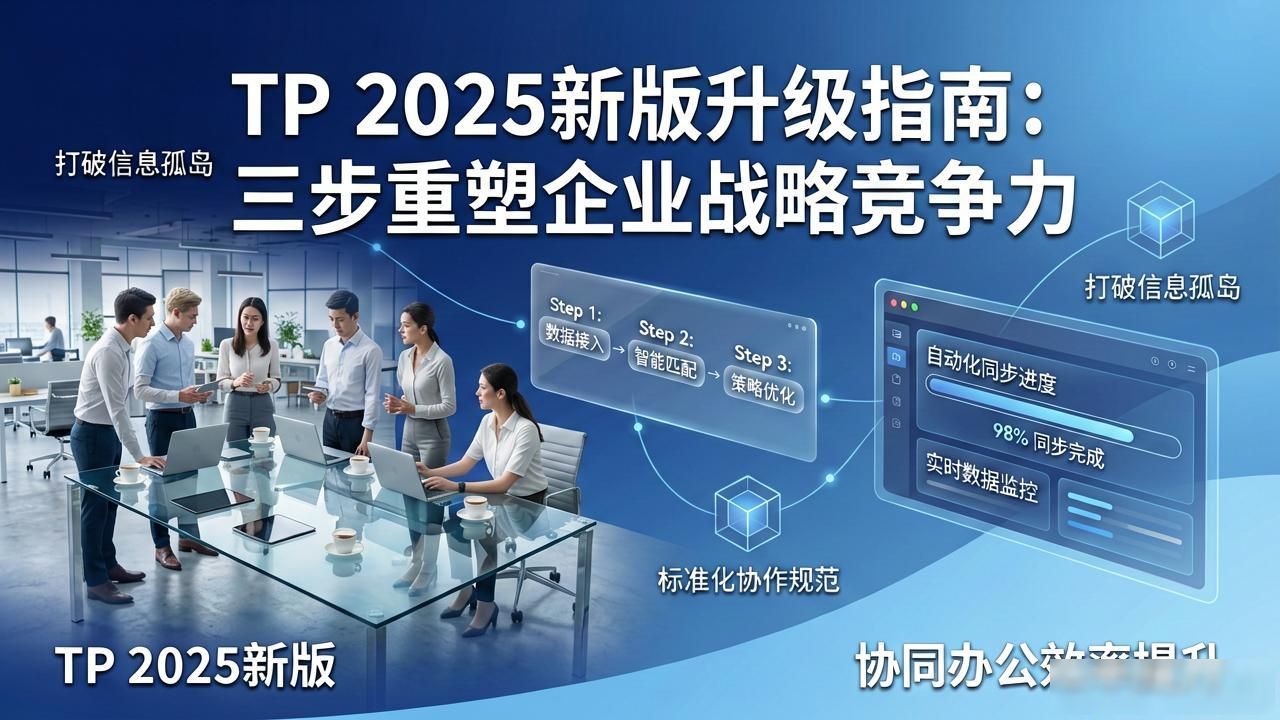 TP 2025新版升级指南：三步重塑企业战略竞争力