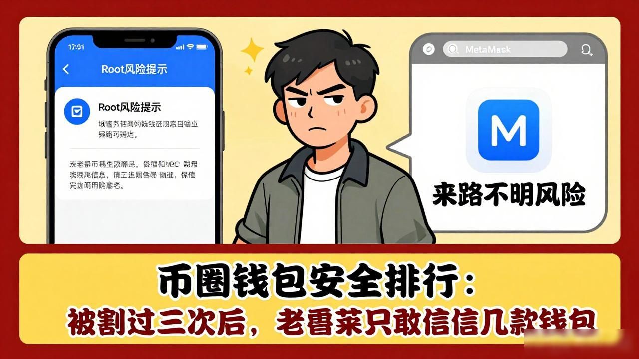 币圈钱包安全排行：被割过三次后，老韭菜只敢信这几款钱包
