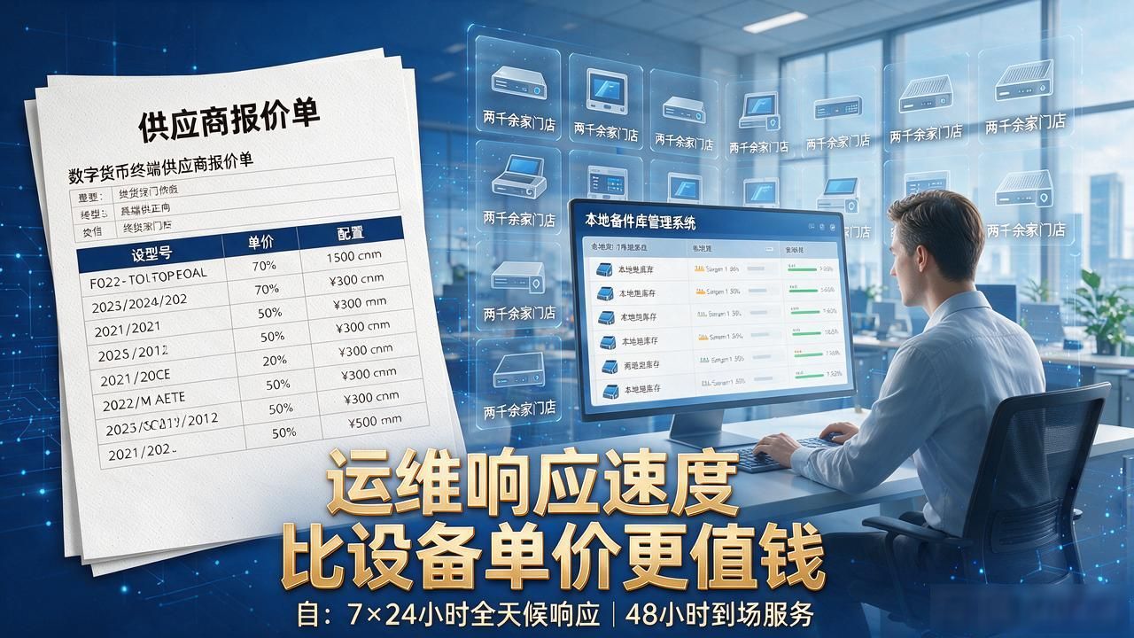 选数字货币终端供应商，光看报价单远远不够，这几点更要盯紧