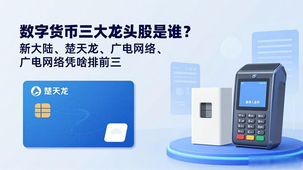 数字货币三大龙头股是谁？新大陆楚天龙广电网络凭啥排前三