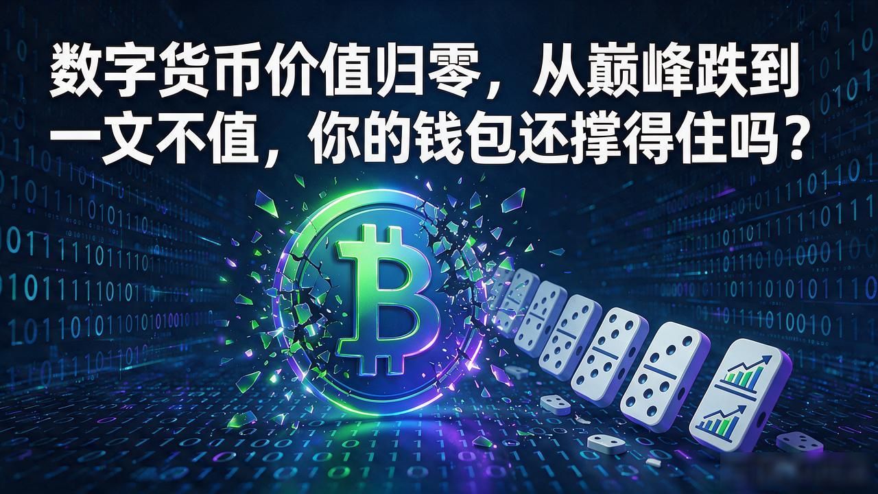 数字货币价值归零，从巅峰跌到一文不值，你的钱包还撑得住吗