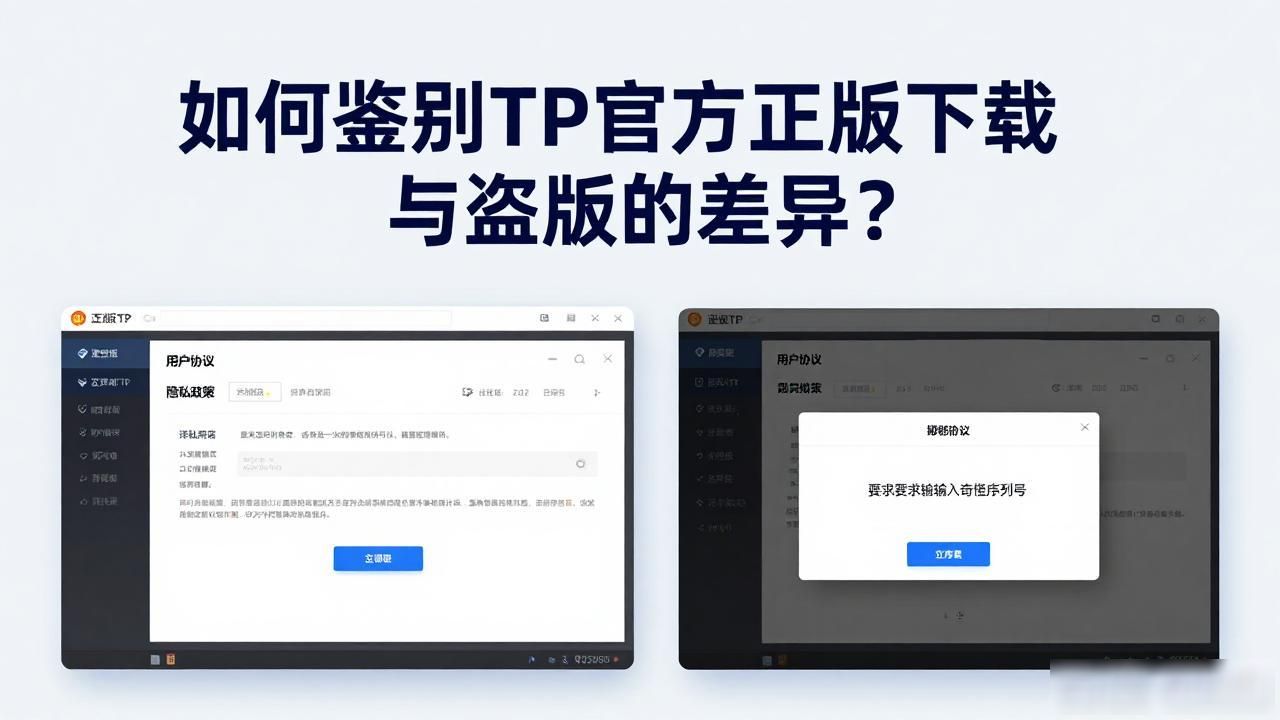 如何鉴别TP官方正版下载与盗版的差异？