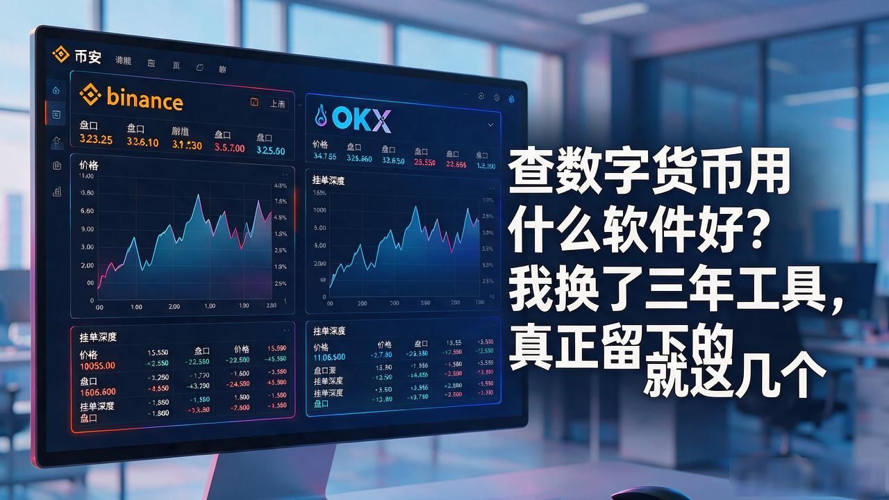 查数字货币用什么软件好？我换了三年工具，真正留下的就这几个