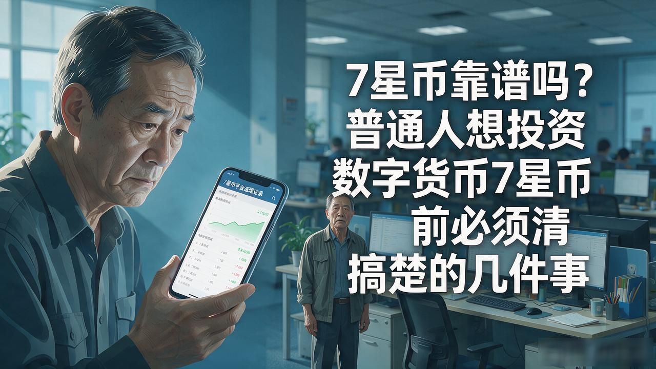 7星币靠谱吗？普通人想投资数字货币7星币前必须搞清楚的几件事