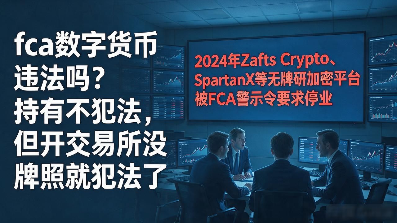 fca数字货币违法吗？持有不犯法，但开交易所没牌照就犯法了