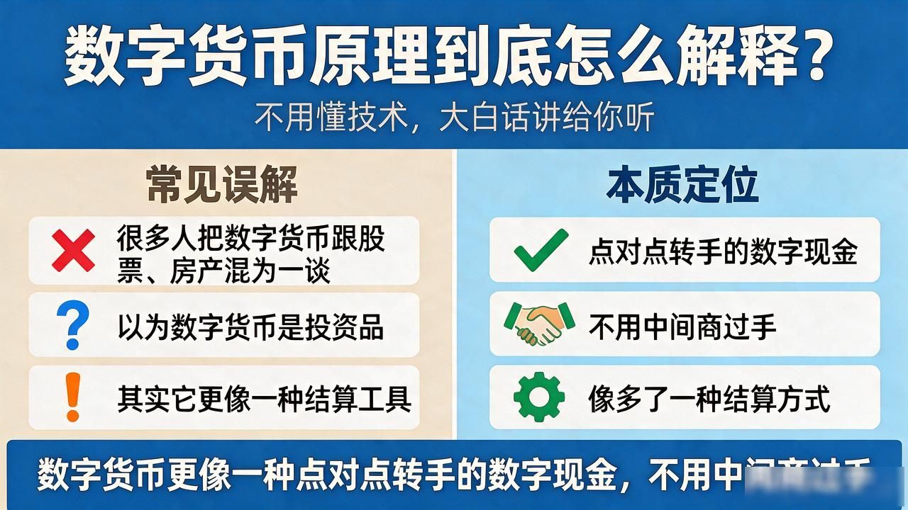 数字货币原理到底怎么解释？不用懂技术，大白话讲给你听