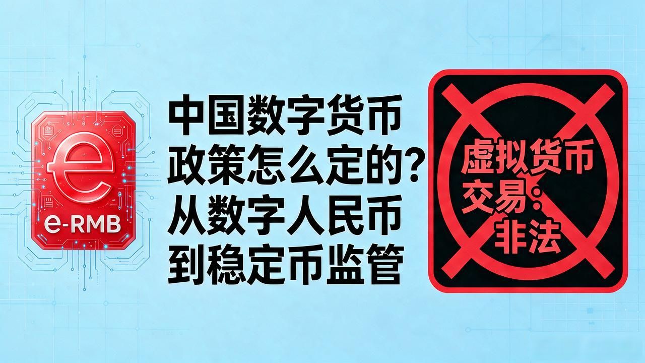 中国数字货币政策怎么定的？从数字人民币到稳定币监管