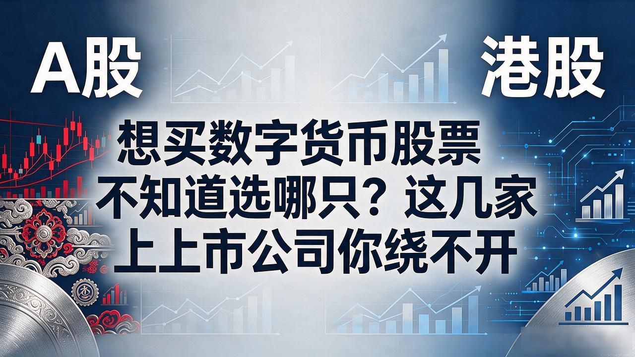 想买数字货币股票不知道选哪只？这几家上市公司你绕不开