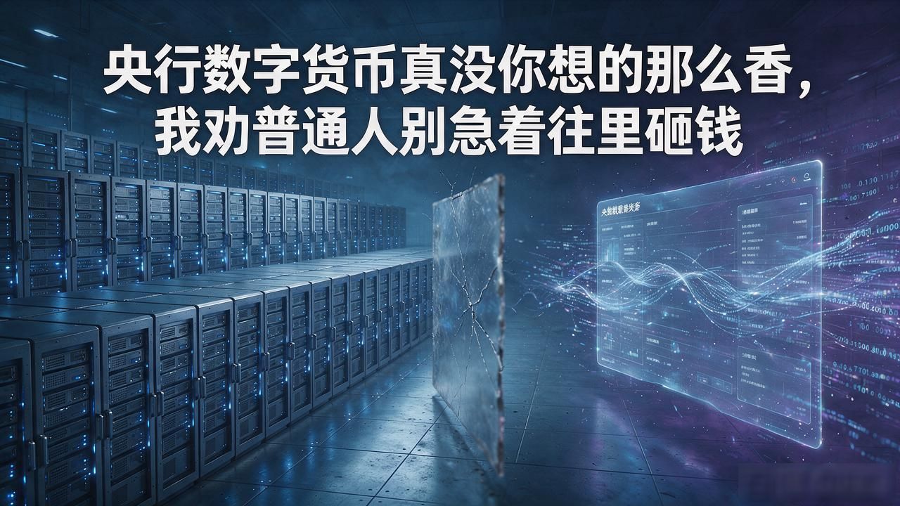 央行数字货币真没你想的那么香，我劝普通人别急着往里砸钱