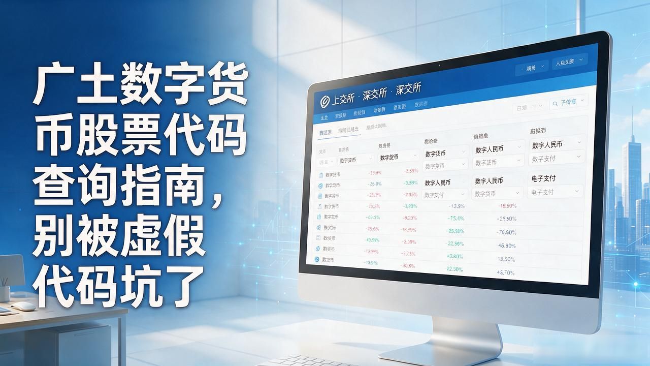 广土数字货币股票代码查询指南，别被虚假代码坑了