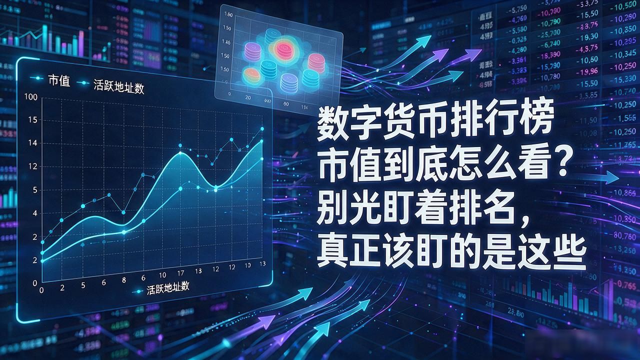 数字货币排行榜市值到底怎么看？别光盯着排名，真正该盯的是这些