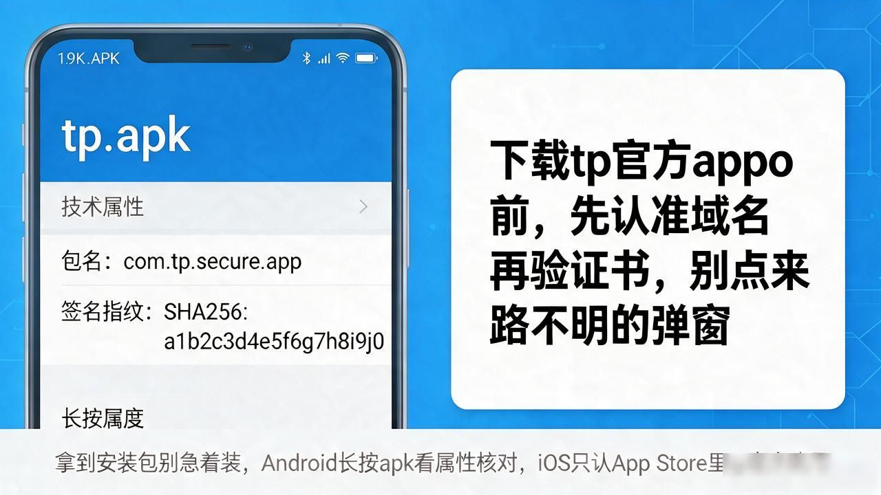 下载tp官方app前，先认准域名再验证书，别点来路不明的弹窗